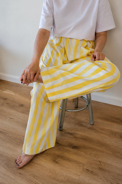 Cabana stripe yellow штани cabana-stripe-yellow-shtany фото